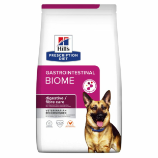 Ветеринарна дієта Hill’s Prescription Diet Gastrointestinal Biome для собак, при захворюваннях шлунково-кишкового тракту, з куркою