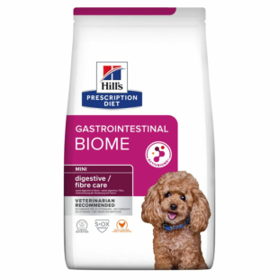 Ветеринарная диета Hill’s Prescription Diet Gastrointestinal Biome Mini для собак, малых пород при заболеваниях желудочно-кишечного тракта, с курицей