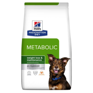 Ветеринарна дієта Hill’s Prescription Diet Metabolic для собак, для контролю та зниження ваги, з куркою