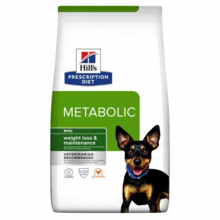 Ветеринарна дієта Hill’s Prescription Diet Metabolic Mini для собак, малих порід для контролю та зниження ваги, з куркою