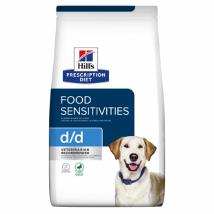 Ветеринарная диета Hill’s Prescription Diet d/d для собак, при пищевой аллергии, с уткой и рисом