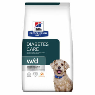 Ветеринарная диета Hill’s Prescription Diet w/d для собак, при сахарном диабете, с курицей