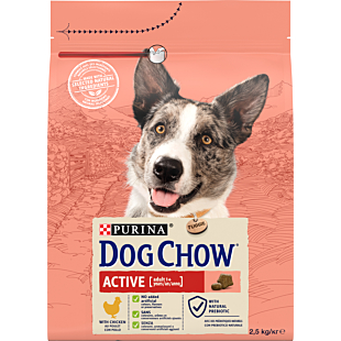 Сухий корм DOG CHOW Active Adult дорослим собакам з високою активністю, з куркою