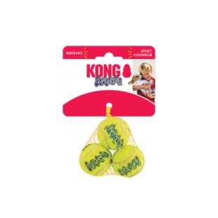 Игрушка KONG AirDog SqueakAir Ball теннисный мячик с пищалкой, XS 3 шт.