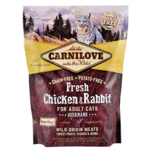 Сухий корм Carnilove Fresh Chicken & Rabbit для дорослих котів