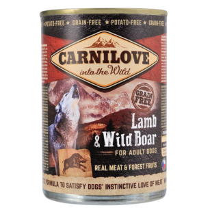 Вологий корм Carnilove Lamb & Wild Boar для дорослих собак всіх порід