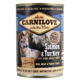 Вологий корм Carnilove Salmon & Turkey для дорослих собак всіх порід