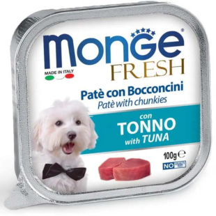 Влажный корм Monge Dog Fresh, tuna для взрослых собак, с тунцем