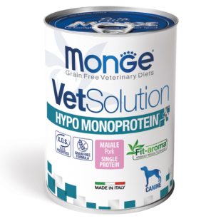 Вологий корм Monge VetSolution Wet Hypo canine для дорослих собак свинина