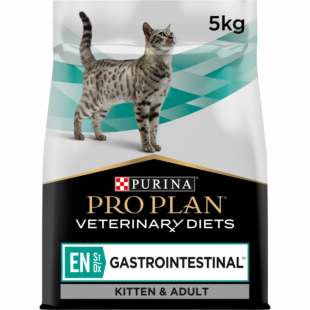 Сухий дієтичний корм PRO PLAN VETERINARY DIETS EN Gastrointestinal кошенятам та дорослим котам, зменшення розладів кишкової абсорбції та годівля у період одужання