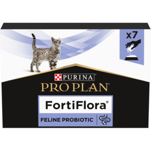 Пробіотик PRO PLAN FortiFlora cat дорослим котам та кошенят, для підтримка міклофлори шлунково-кишкового тракту (саше 7х1 г)