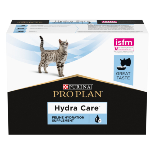Вологий додатковий корм PRO PLAN Hydra Care дорослим котам для збільшення споживання води та зниження концентрації сечі