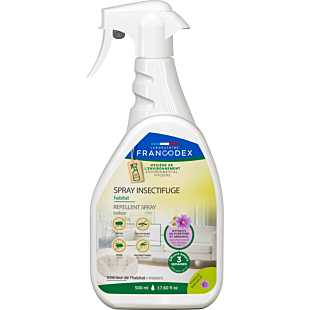 Спрей-репелент Laboratorie Francodex Environment Repellent від бліх і кліщів для місць перебування тварин з гераніолом