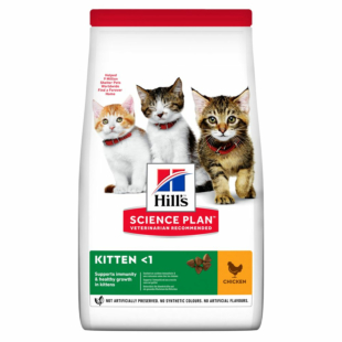 Сухий корм Hill's Science Plan Kitten для кошенят і кішок у період вагітності та лактації, з куркою