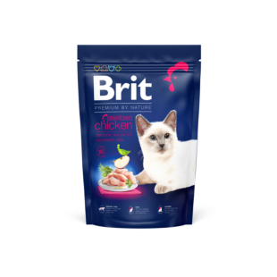 Сухой корм Brit Premium by Nature Cat Sterilised, для взрослых стерилизованных кошек