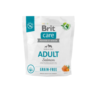 Сухой корм Brit Care Dog Grain-free Adult для собак малых и средних пород, беззерновой, с лососем