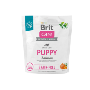 Сухой корм Brit Care Dog Grain-free Puppy для щенков, беззерновой, с лососем