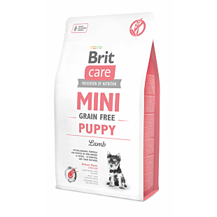Сухий корм Brit Care Gaine Free Mini Puppy Lamb для цуценят мініатюрних порід, беззерновий, з ягням