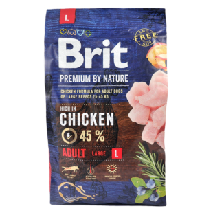 Сухой корм Brit Premium Dog Adult L, для взрослых собак больших пород