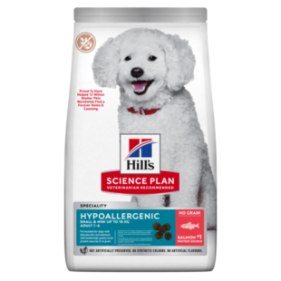 Сухий корм Hill’s Science Plan Adult Hypoallergenic Small&Mini беззерновий для дорослих собак малих і мініатюрних порід із чутливістю до певних компонентів їжі, з лососем