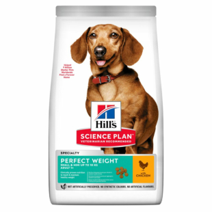 Сухой корм Hill's Science Plan Adult Perfect Weight Small&Mini для взрослых малых и минатюрных собак, поддержка веса, с курицей