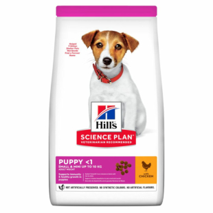 Сухой корм Hill's Science Plan Puppy Smal&Mini для щенков малых и миниатюрных пород, с курицей