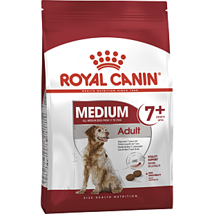 Cухой корм Royal Canin MEDIUM ADULT 7+ для зрелых собак средних пород от 7 лет.
