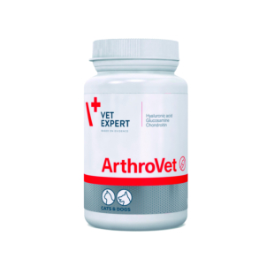 Пищевая добавка Vet Expert ArthroVet для поддержания здоровья фукции хрящей и суставов у кошек и собак, 60 таб.