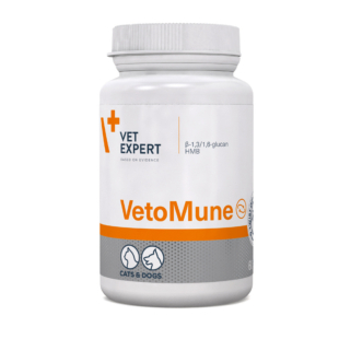 Препарат для підтримання імунітету Vet Expert VetoMune у котів і собак, 60 капс.