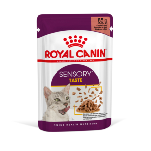 Влажный корм Royal Canin SENSORY TASTE для взрослых кошек, стимулирует особое чувство вкуса (кусочки в соусе)