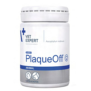 Препарат для догляду VetExpert PlaqueOff (ПлакОфф) за зубами собак і котів (20 г)